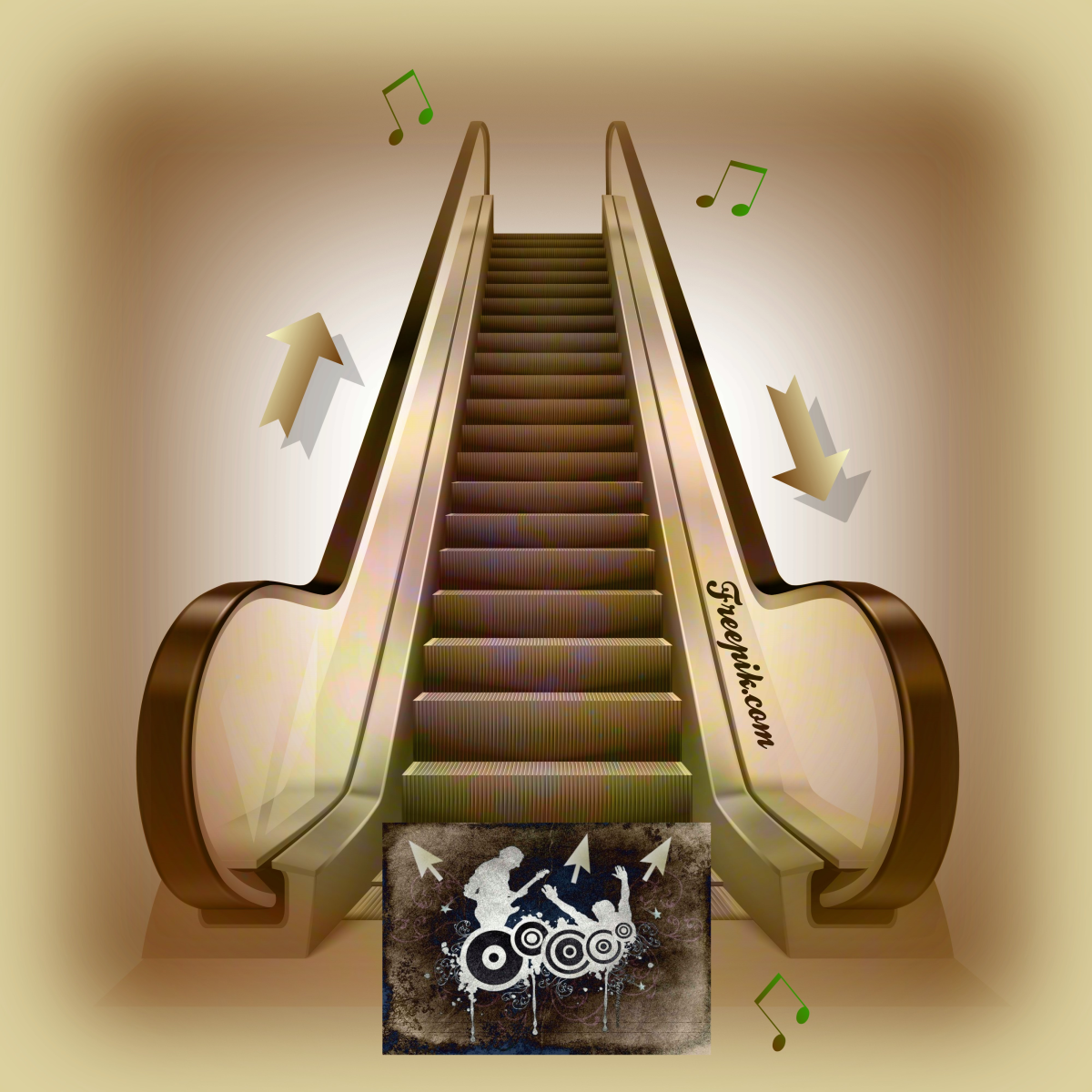 Rockin’ & Rollin’ Up the Down Escalator